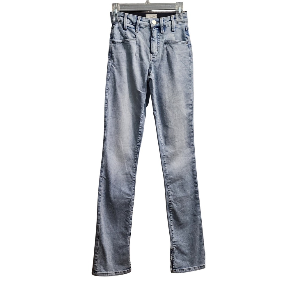 EVERFLEX by maurices Women's Size 0 Extra Long High Rise Slim Boot Jeans Light